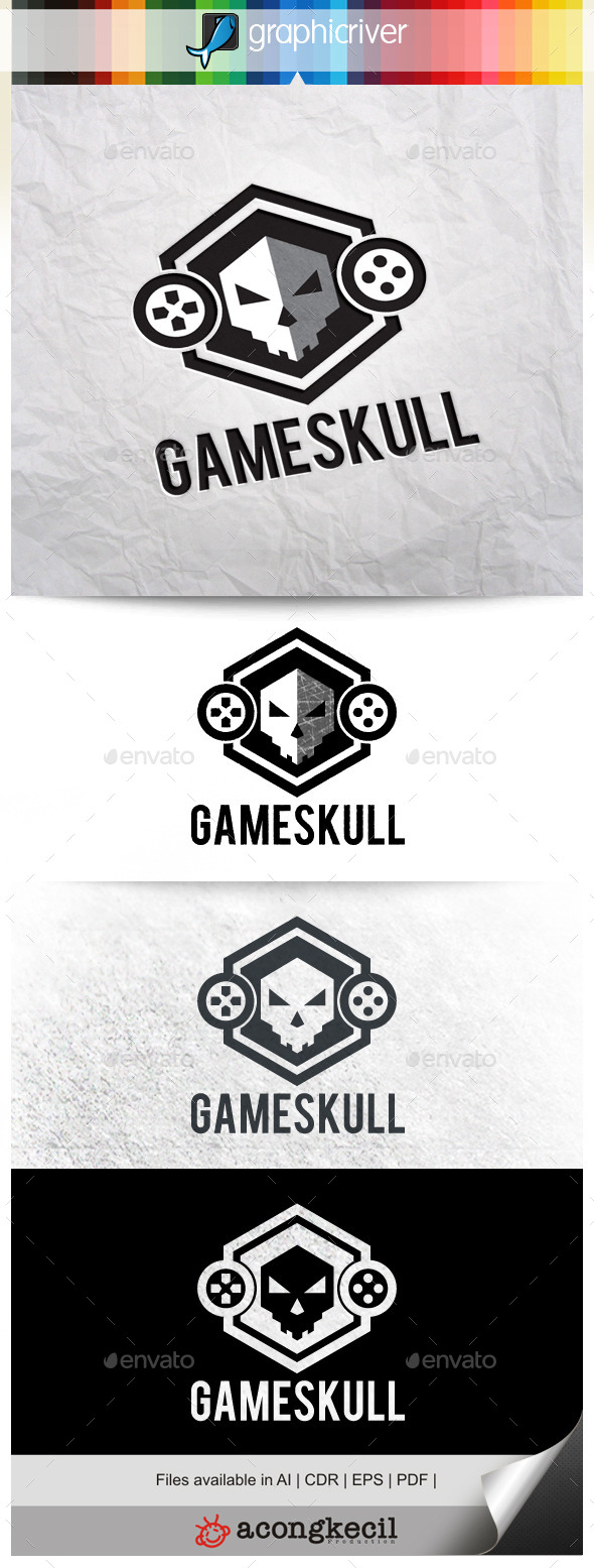 GraphicRiver Game Skull 10023151 GraphicRiver Game Skull 10023151
