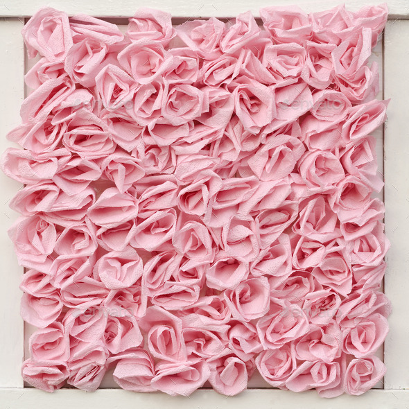 Abstract background from tissue paper flower