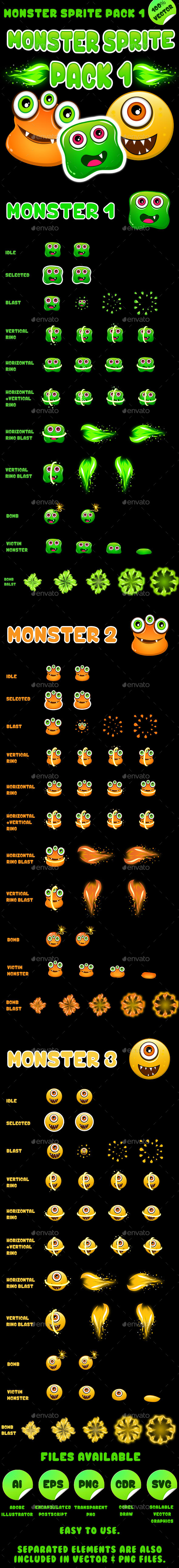 GraphicRiver Monster Sprite Pack 01 10024034 GraphicRiver Monster Sprite Pack 01 10024034