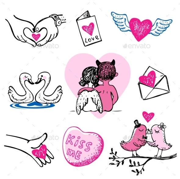 GraphicRiver Valentine Icons 10024814 GraphicRiver Valentine Icons 10024814