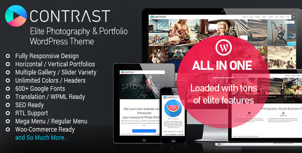 Download CONTRAST v2.0 – Elite Photography & Portfolio WP Theme