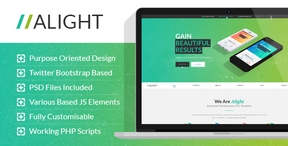 Alight - Multipurpose HTML Template