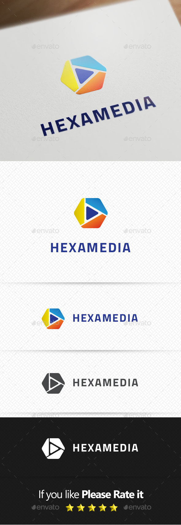 GraphicRiver Hexamedia Logo Templates 10027536 GraphicRiver Hexamedia Logo Templates 10027536