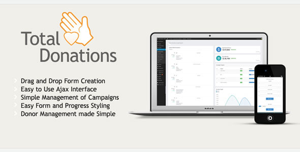 total donations for wordpress 