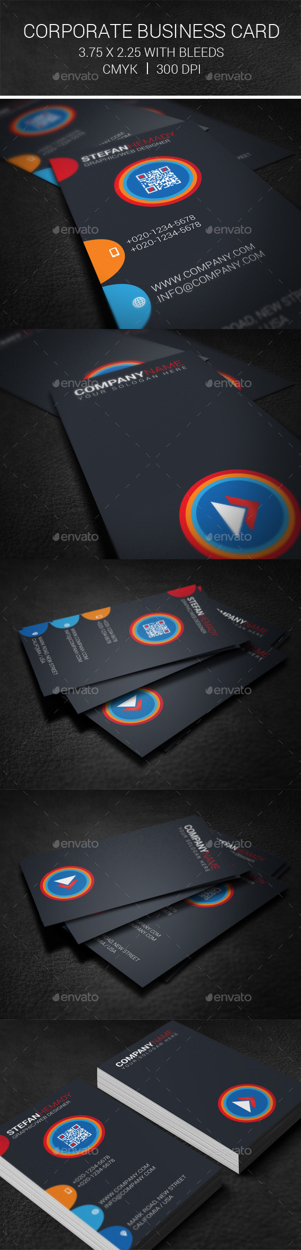 GraphicRiver Corporate Business Card 10027946 GraphicRiver Corporate Business Card 10027946