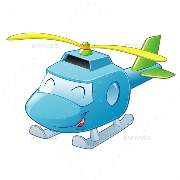 GraphicRiver Cartoon Helicopter 10029082 GraphicRiver Cartoon Helicopter 10029082