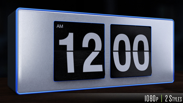 12 A.M Midnight Flip Alarm Clock 12 A.M Midnight Flip Alarm Clock