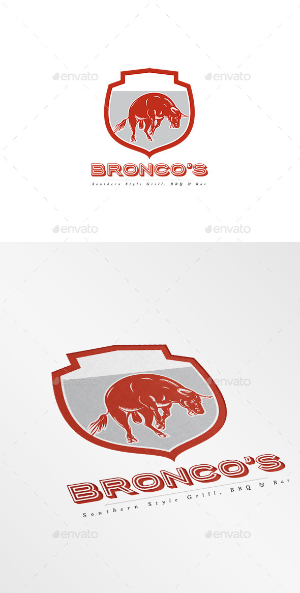 Bronco's Southern Bar and Grill Logo