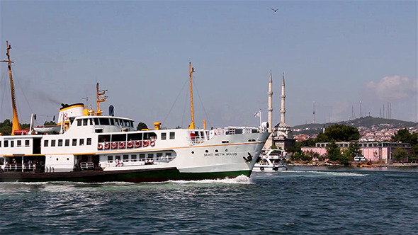Istanbul Bosphorus and Ship Istanbul Bosphorus and Ship