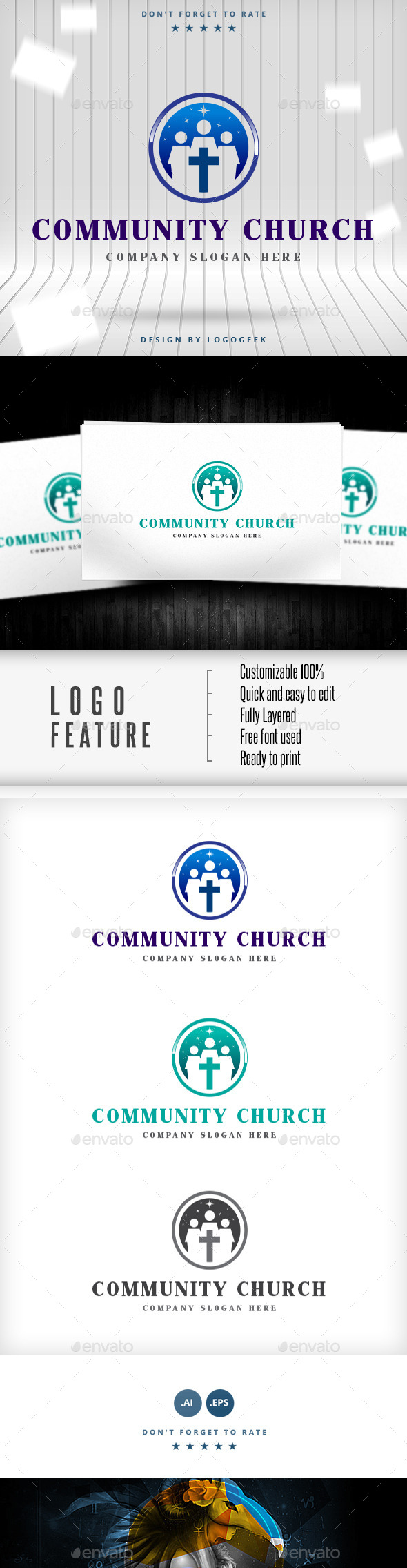 GraphicRiver Community Church Logo 10031508 GraphicRiver Community Church Logo 10031508
