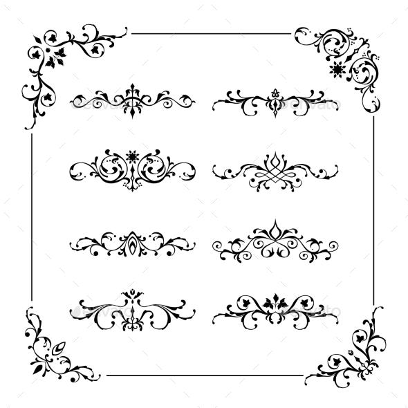 GraphicRiver Vintage Frame and Borders 10031530 GraphicRiver Vintage Frame and Borders 10031530