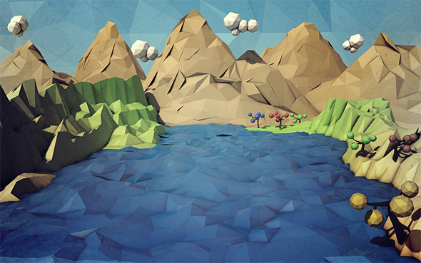 3DOcean Low Poly Nature Design 10031681 3DOcean Low Poly Nature Design 10031681