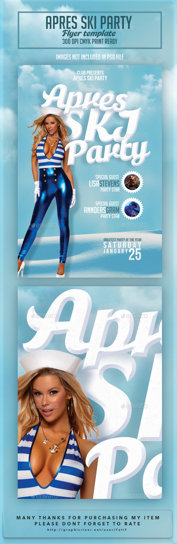 GraphicRiver Apres Ski Party Flyer Template 10032415 GraphicRiver Apres Ski Party Flyer Template 10032415