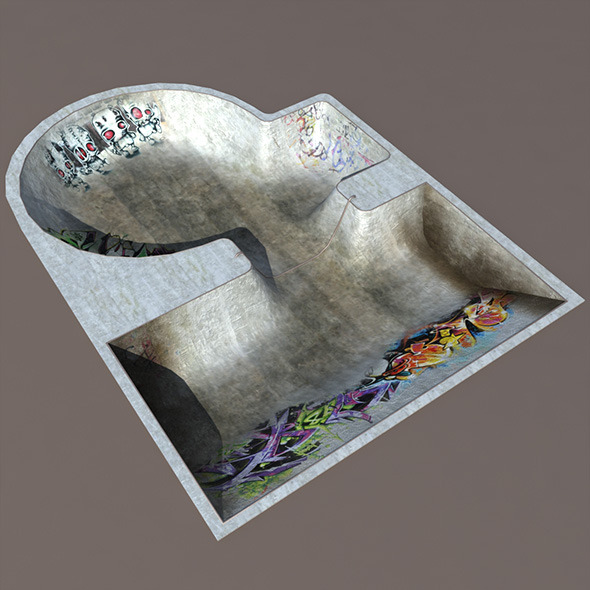 3DOcean Skate Swimming Pool Low poly 3D Model 10033471 3DOcean Skate Swimming Pool Low poly 3D Model 10033471