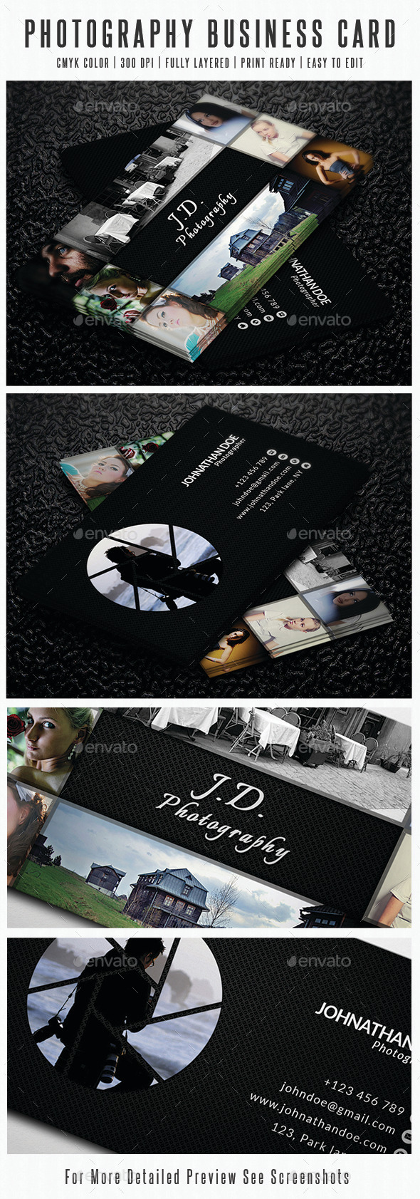 GraphicRiver Photography Business Card 10033728 GraphicRiver Photography Business Card 10033728