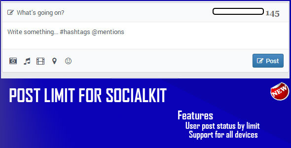 post limit for socialkit 