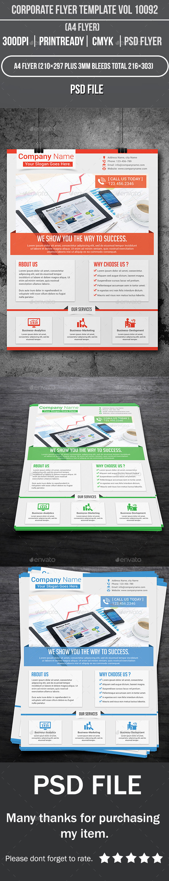 GraphicRiver Corporate Flyer Template Vol 10092 10034307 GraphicRiver Corporate Flyer Template Vol 10092 10034307