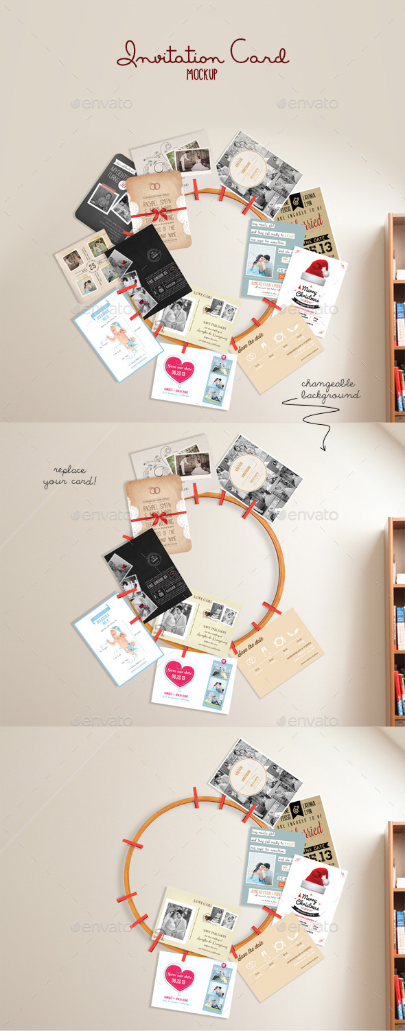 GraphicRiver Invitation Card Mockup 10035650 GraphicRiver Invitation Card Mockup 10035650