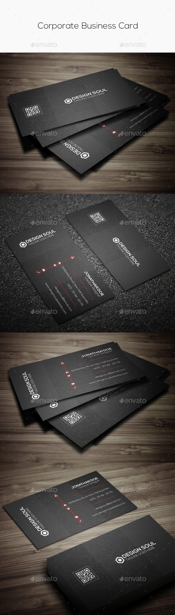 GraphicRiver Dark Corporate Business Card 10036585 GraphicRiver Dark Corporate Business Card 10036585