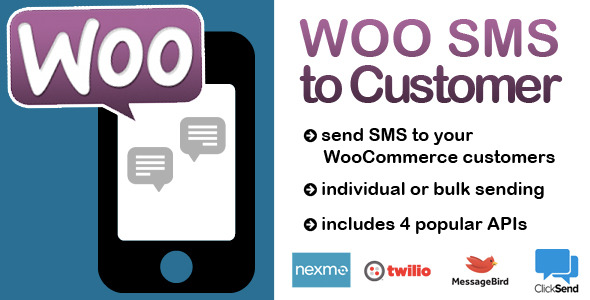 woocommerce sms to customer 