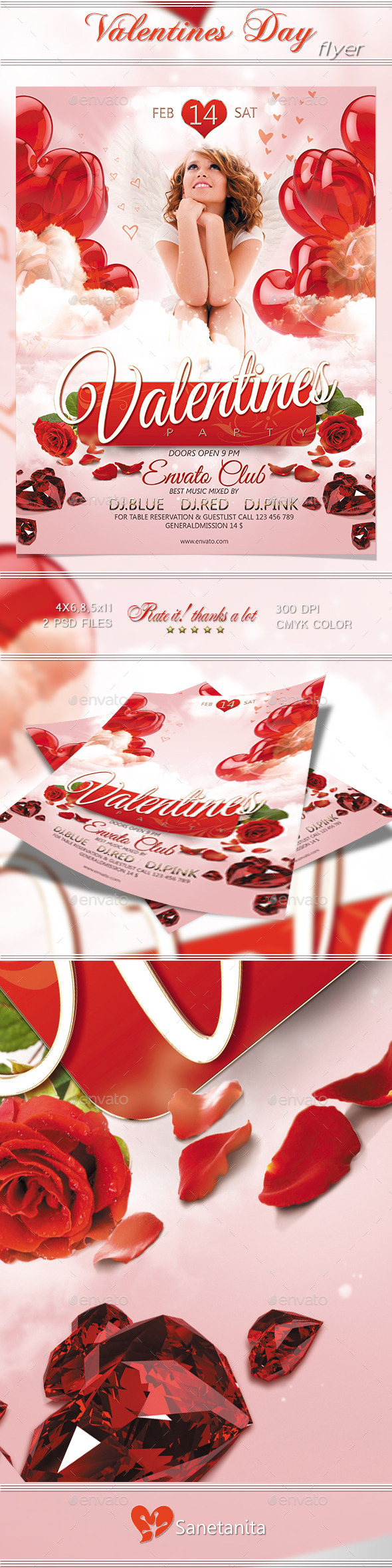 GraphicRiver Valentines Day Party Flyer 10037664 GraphicRiver Valentines Day Party Flyer 10037664
