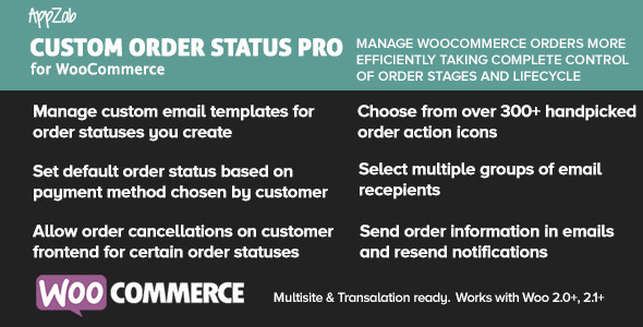 CodeCanyon WooCommerce Customer Order Status Pro 10040450 CodeCanyon WooCommerce Customer Order Status Pro 10040450