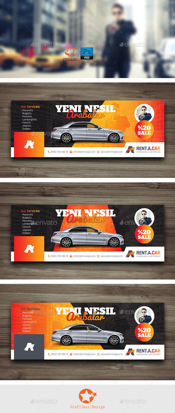 rent a car cover templates 