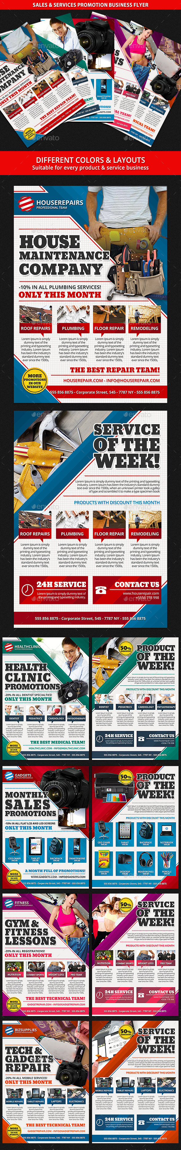 Product Sales & Services Promotion Business Flyer (Commerce)