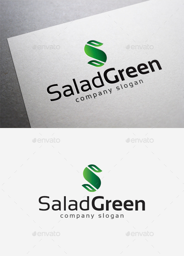 GraphicRiver Salad Green Logo 10042114 GraphicRiver Salad Green Logo 10042114