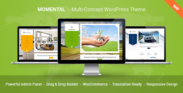 Momental Multi Concept WordPress Theme Momental Multi Concept WordPress Theme
