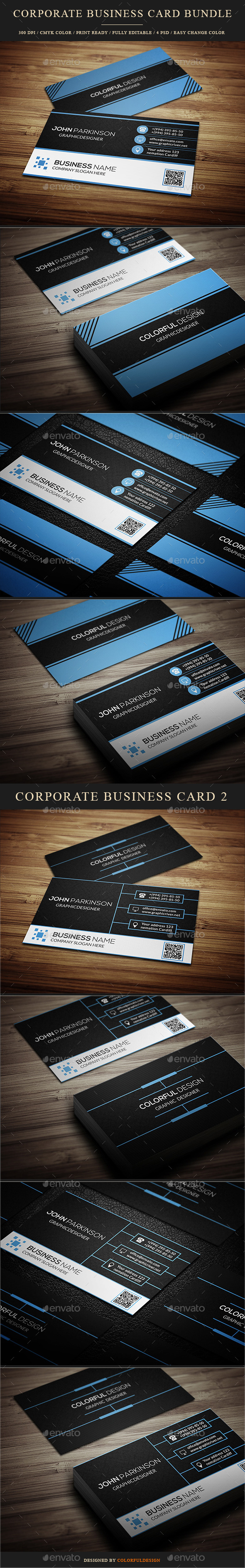 GraphicRiver Corporate Business Card Bundle 10042196 GraphicRiver Corporate Business Card Bundle 10042196