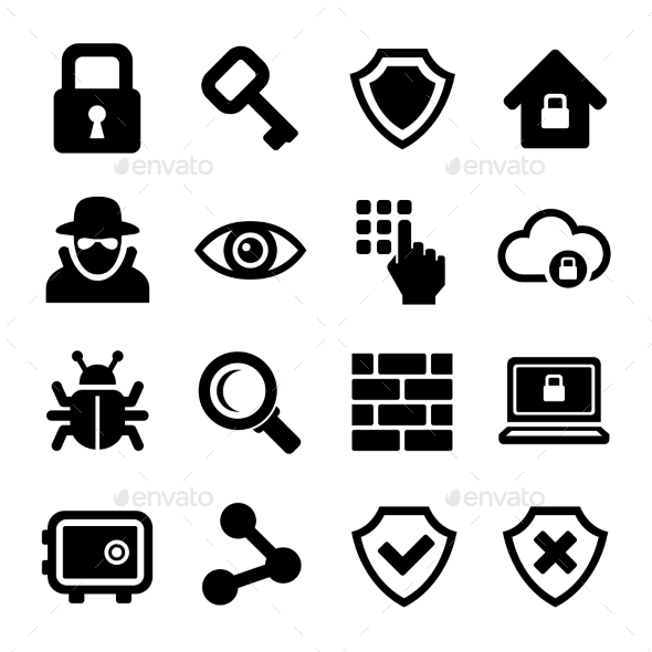 GraphicRiver Security Icons Set 10043098 GraphicRiver Security Icons Set 10043098
