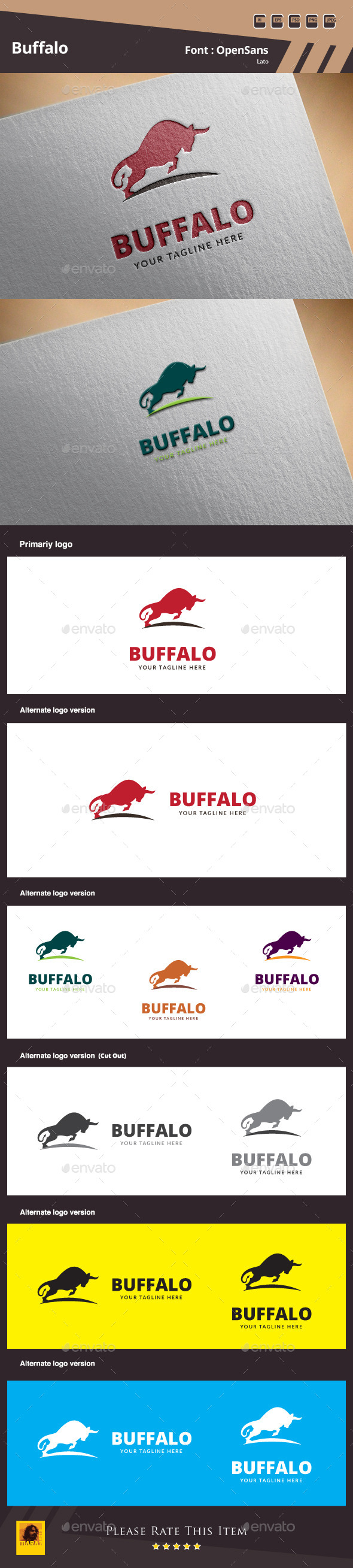 Buffalo Logo Template