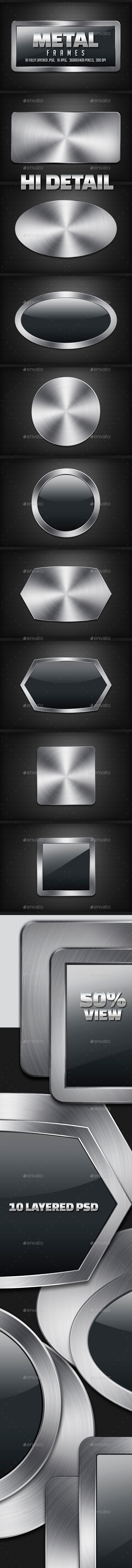 GraphicRiver Metal Frames 10046979 GraphicRiver Metal Frames 10046979
