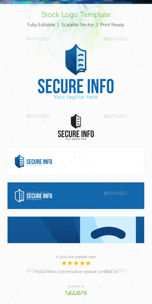 GraphicRiver Secure Info Stock Logo Template 10047193 GraphicRiver Secure Info Stock Logo Template 10047193