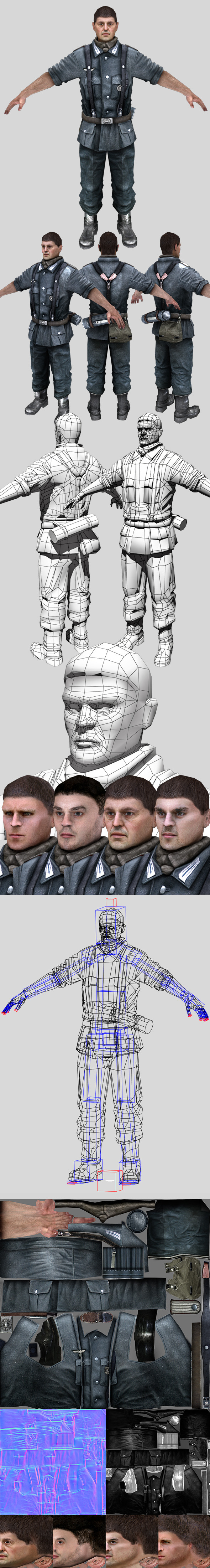 3DOcean WWII Nazi Soldier 10047256 3DOcean WWII Nazi Soldier 10047256