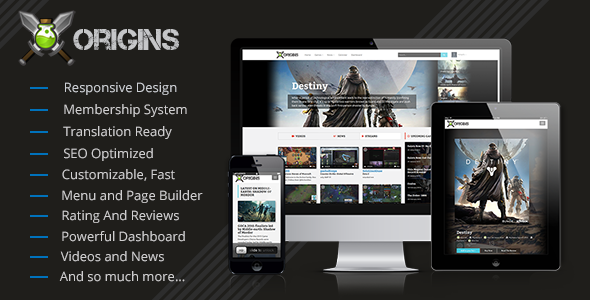 Origins - Video Games Portal