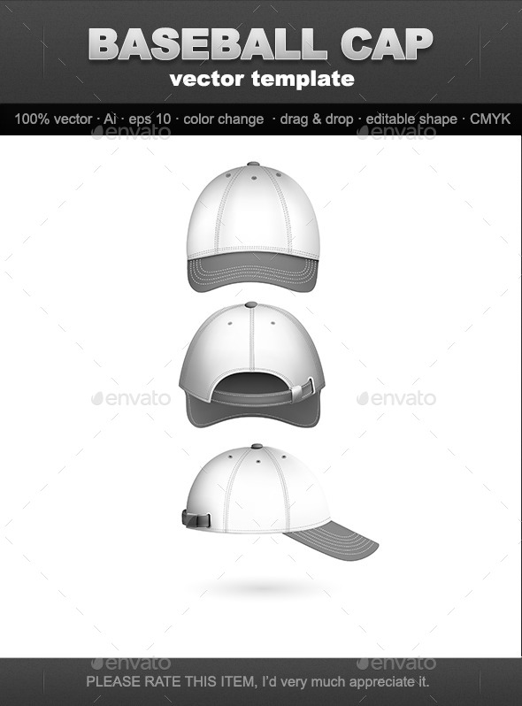 GraphicRiver Baseball Cap 10047546 GraphicRiver Baseball Cap 10047546