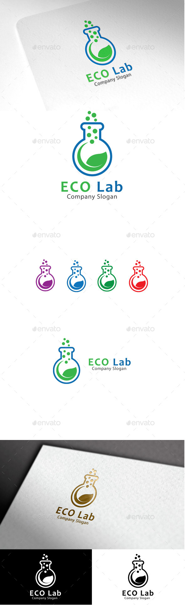 GraphicRiver Eco Lab Logo 10049193 GraphicRiver Eco Lab Logo 10049193