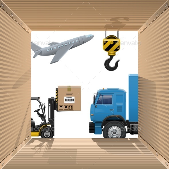 GraphicRiver Vector Shipping Concept 10049535 GraphicRiver Vector Shipping Concept 10049535