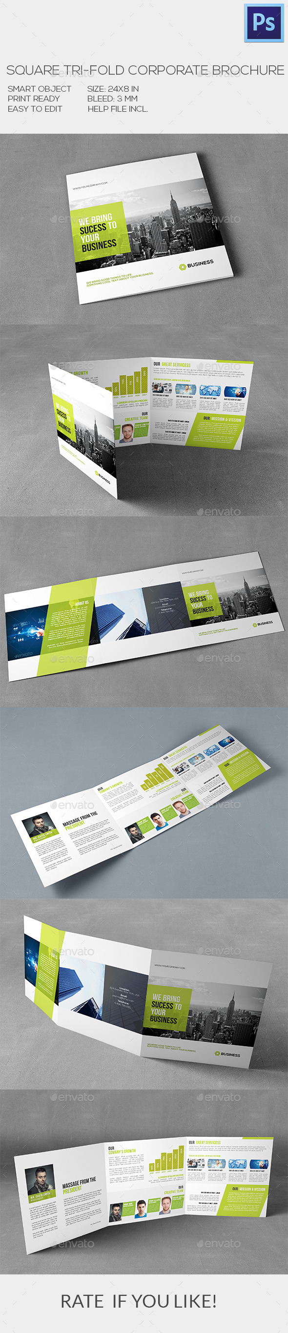 GraphicRiver Square Corporate Brochure 10050694 GraphicRiver Square Corporate Brochure 10050694