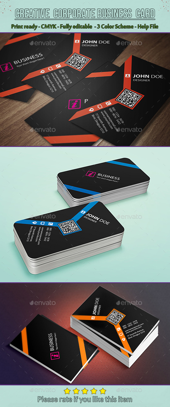 GraphicRiver Creative Corporate Business Card 10052537 GraphicRiver Creative Corporate Business Card 10052537