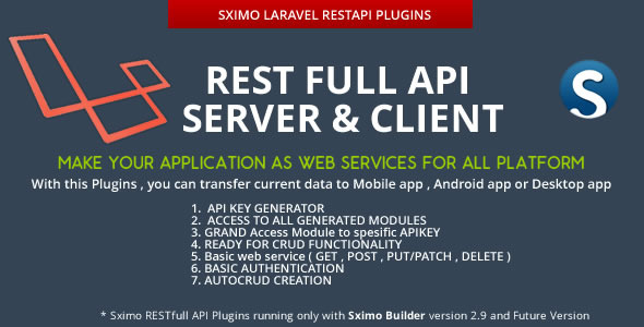 laravel - restfull api client & server 