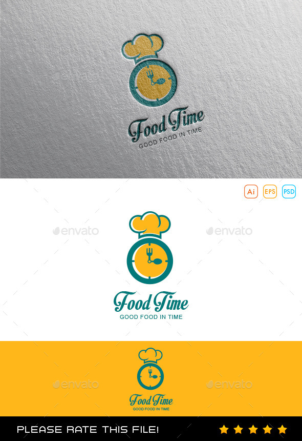 GraphicRiver Food Time Logo 10053944 GraphicRiver Food Time Logo 10053944