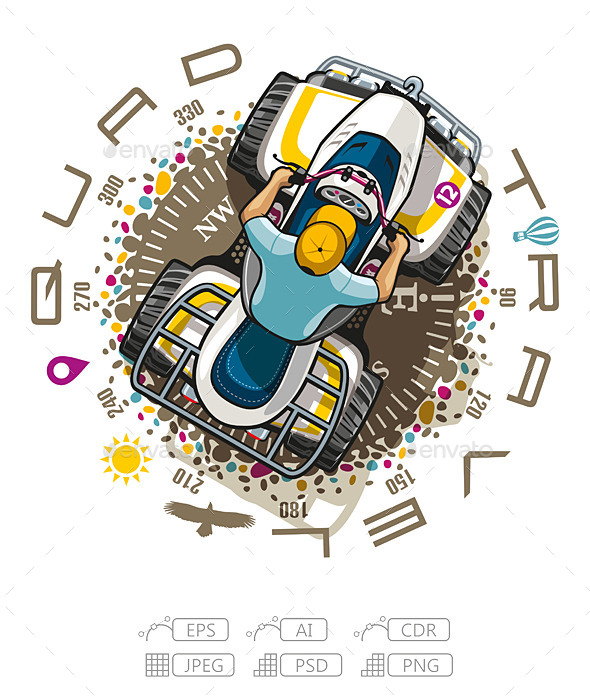 GraphicRiver Quad Travel 10053991 GraphicRiver Quad Travel 10053991