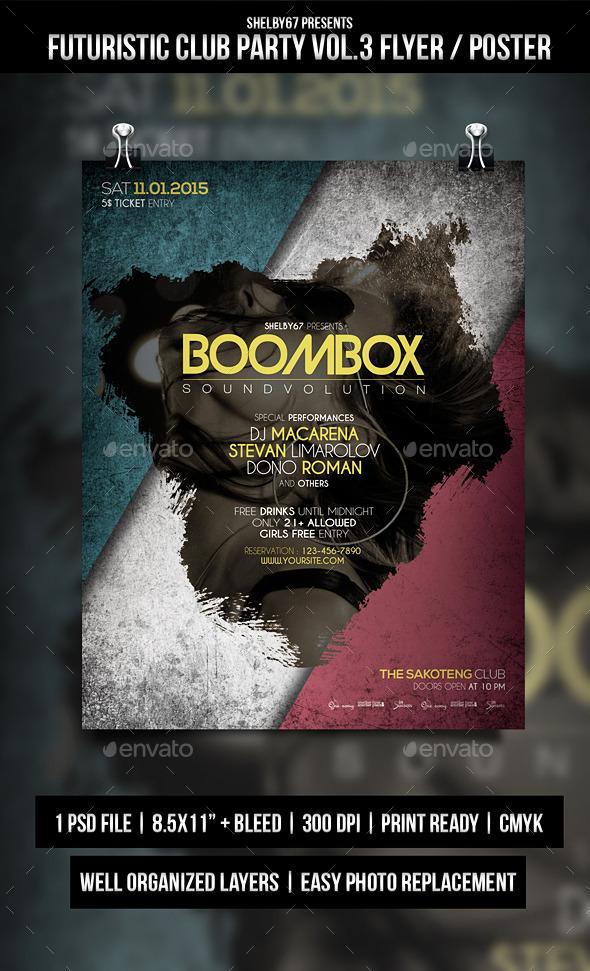 GraphicRiver Futuristic Club Party Flyer Poster Vol.3 10053992 GraphicRiver Futuristic Club Party Flyer Poster Vol.3 10053992