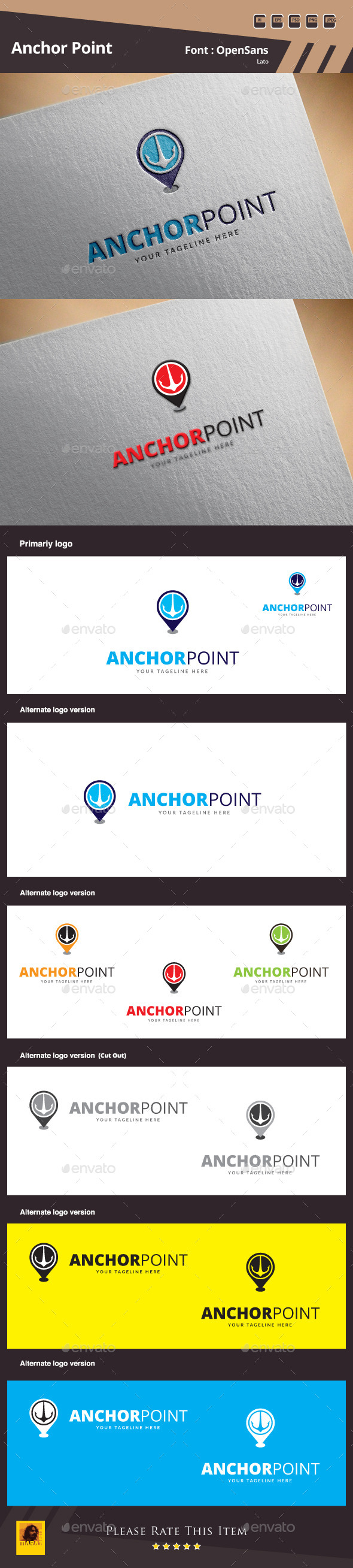 GraphicRiver Anchor Point Logo Template 10054848 GraphicRiver Anchor Point Logo Template 10054848