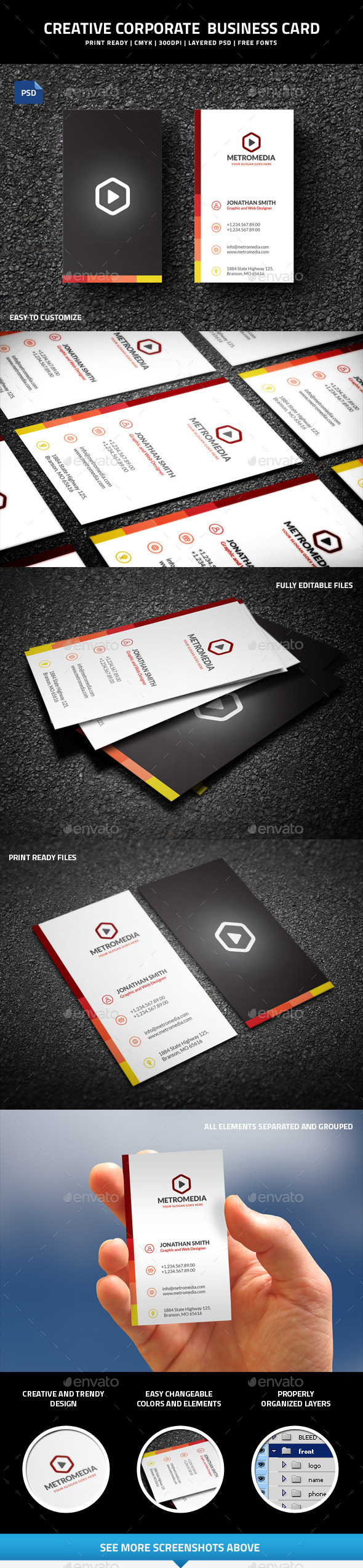 GraphicRiver Creative Corporate Business Card 52 10055468 GraphicRiver Creative Corporate Business Card 52 10055468