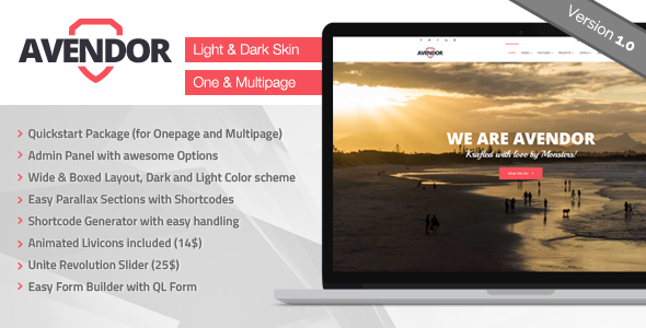 ThemeForest AVENDOR Responsive Multi-purpose Joomla Template 10055473