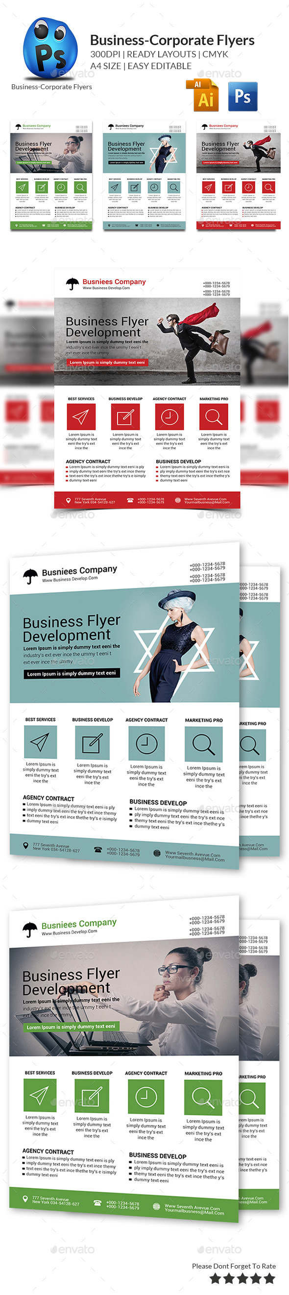 GraphicRiver Corporate Business Flyer Template 10056255 GraphicRiver Corporate Business Flyer Template 10056255